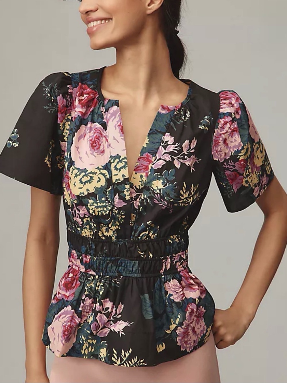 Anthropologie The Somerset Blouse L